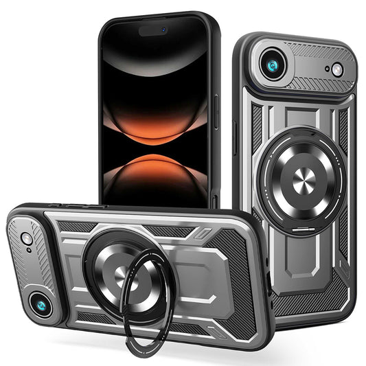 Case for Apple iPhone 17 Air, Techsuit, RuggedCam, Gray
