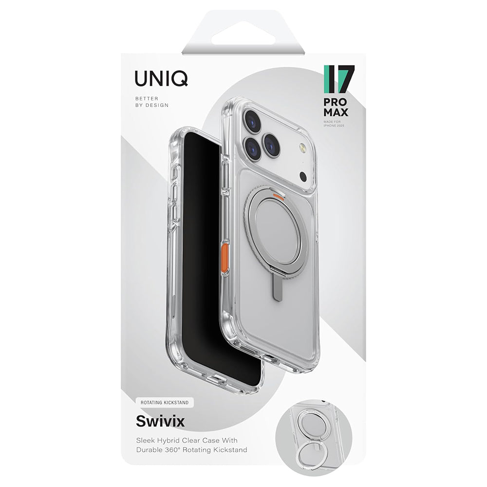Hülle für Apple iPhone 17 Air, UNIQ, Swivix, Gold
