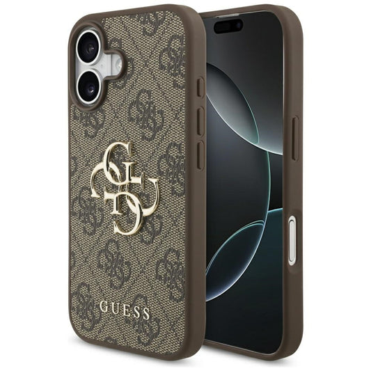 Case for Apple iPhone 17, Guess, 4G Big Logo, Brown
