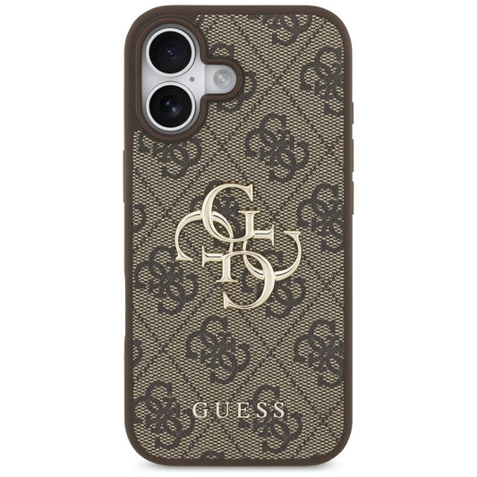 Case for Apple iPhone 17, Guess, 4G Big Logo, Brown