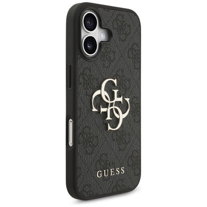 Hülle für Apple iPhone 17, Guess, 4G Big Logo, Schwarz
