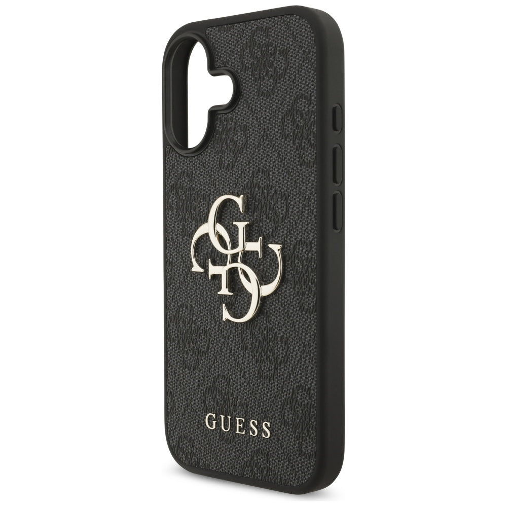 Hülle für Apple iPhone 17, Guess, 4G Big Logo, Schwarz