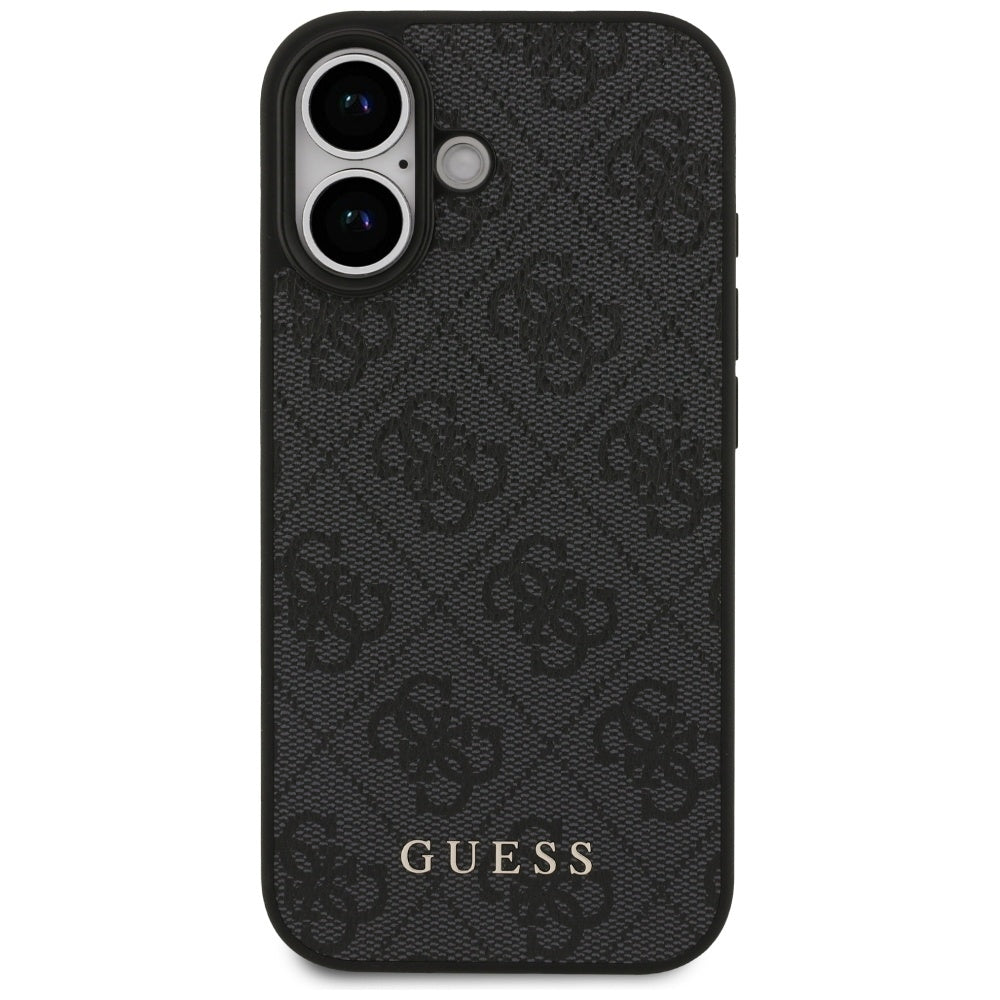 Hülle für Apple iPhone 17, Guess, 4G Classic, Schwarz