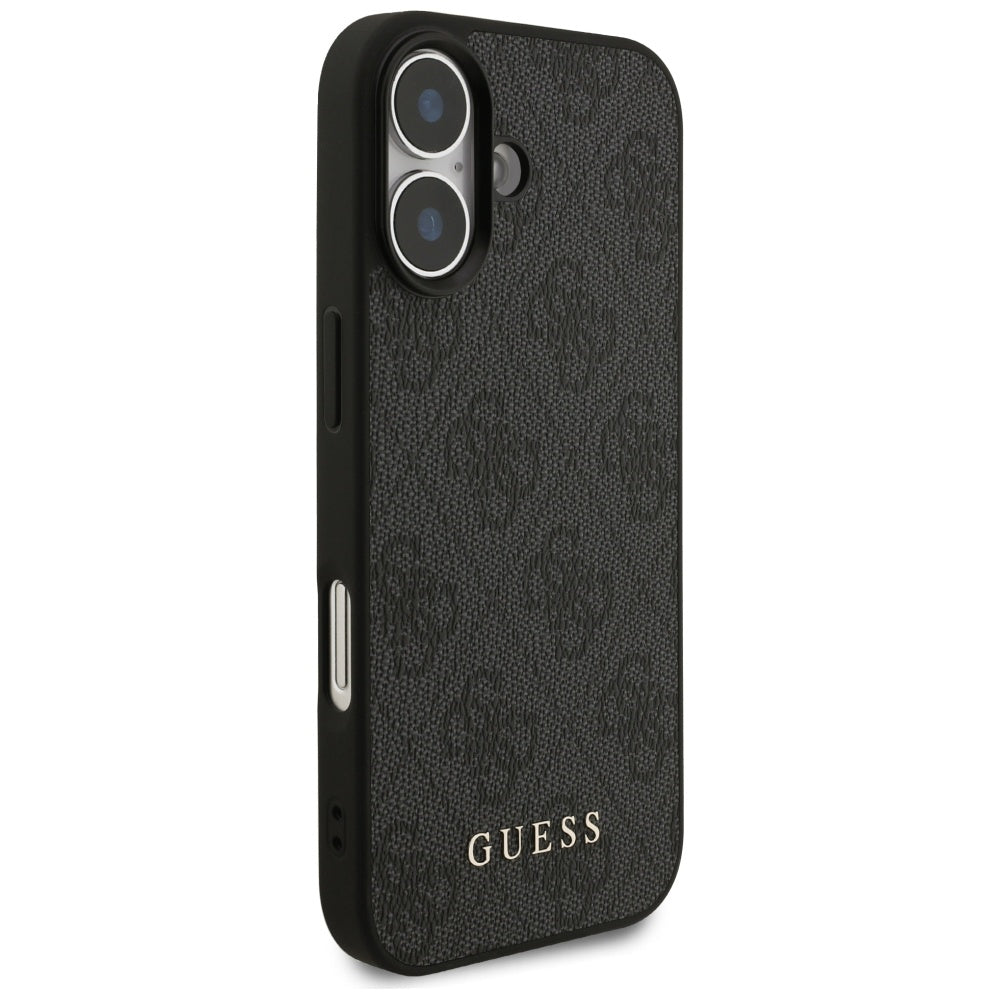 Hülle für Apple iPhone 17, Guess, 4G Classic, Schwarz