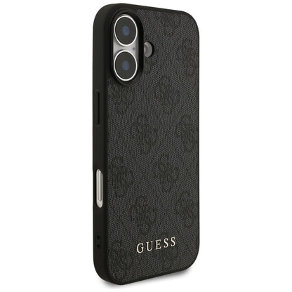 Hülle für Apple iPhone 17, Guess, 4G Classic, Schwarz