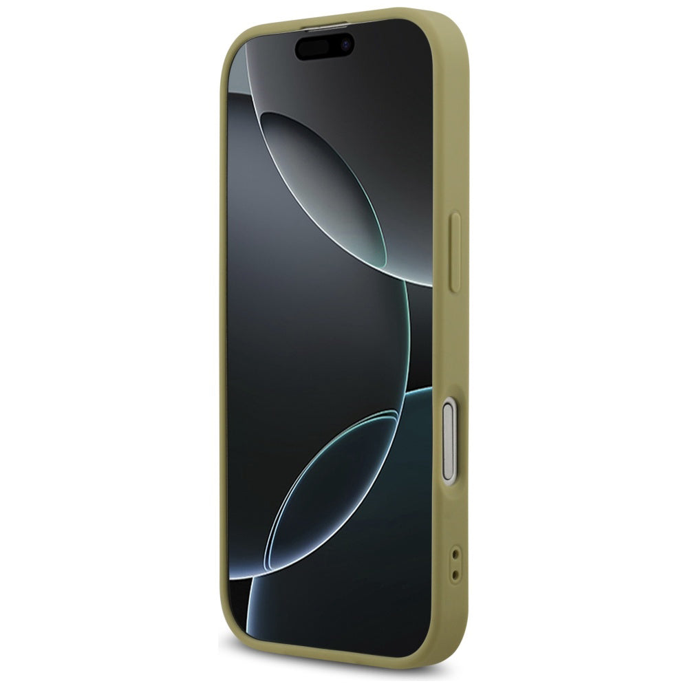 Case for Apple iPhone 17, Guess, Fixed Glitter Big 4G, Gold