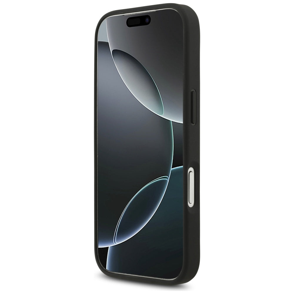 Hülle für Apple iPhone 17 Pro, Guess, 4G Big Logo, Schwarz