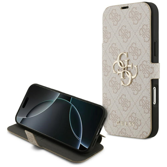 Hülle für Apple iPhone 17 Pro, Guess, 4G Metal Logo, Rosa