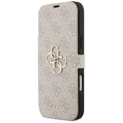 Hülle für Apple iPhone 17 Pro, Guess, 4G Metal Logo, Rosa