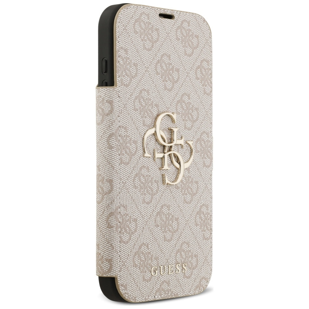 Hülle für Apple iPhone 17 Pro, Guess, 4G Metal Logo, Rosa