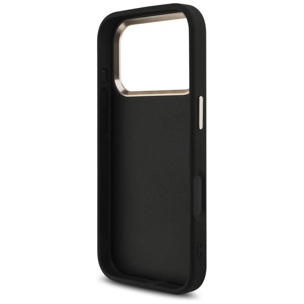 Hülle für Apple iPhone 17 Pro, Guess, Big 4G Logo Classic, Schwarz Gold