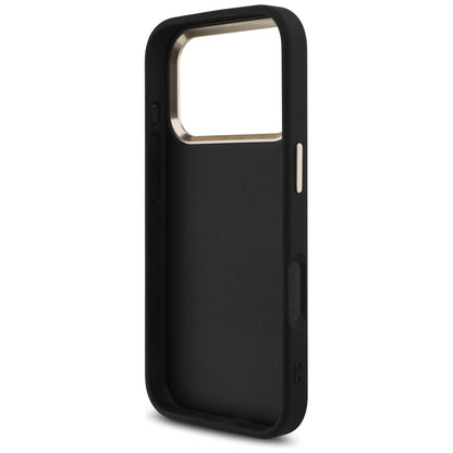 Hülle für Apple iPhone 17 Pro, Guess, Big 4G Logo Classic, Schwarz Gold