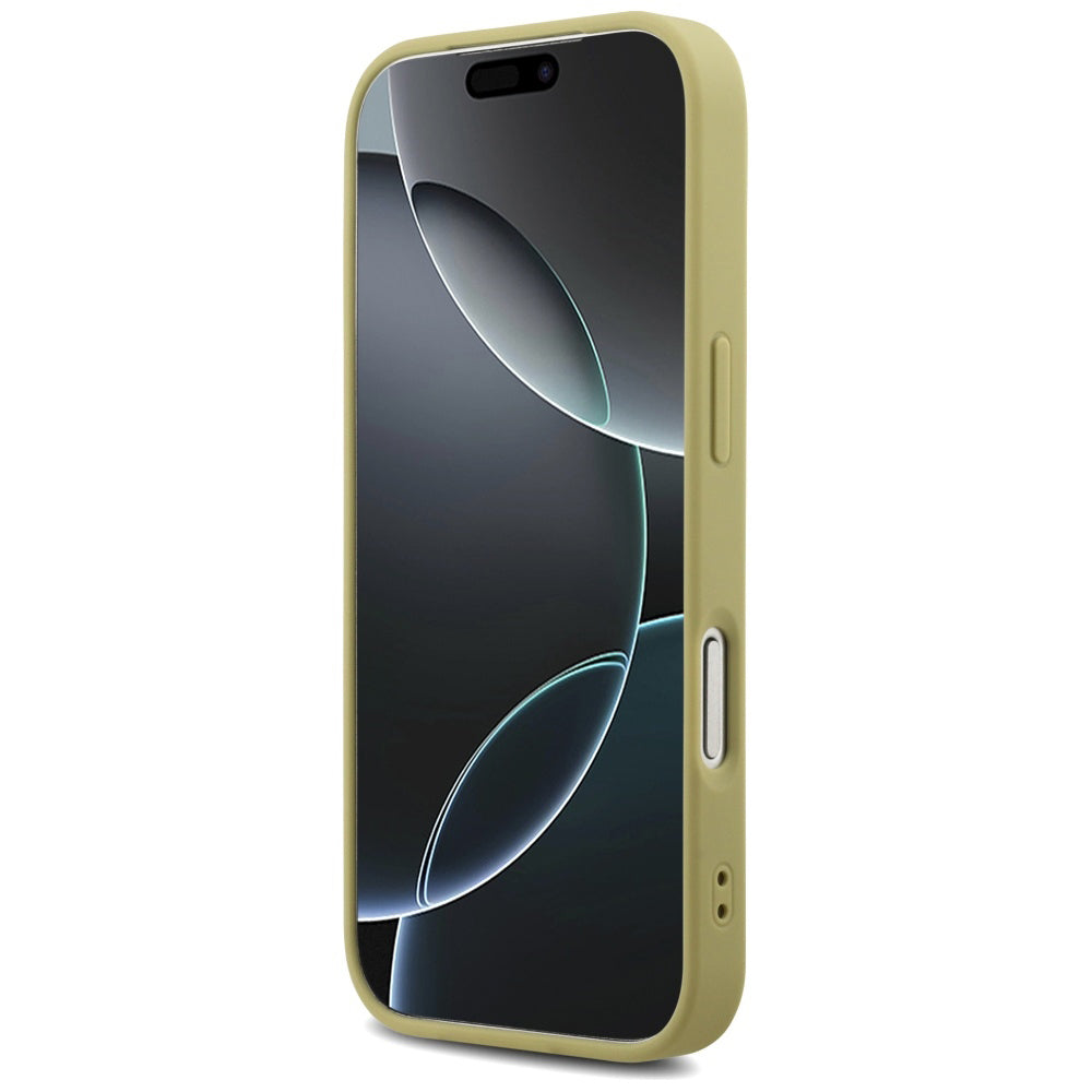 Hülle für Apple iPhone 17 Pro, Guess, Fixed Glitter Big 4G, Gold