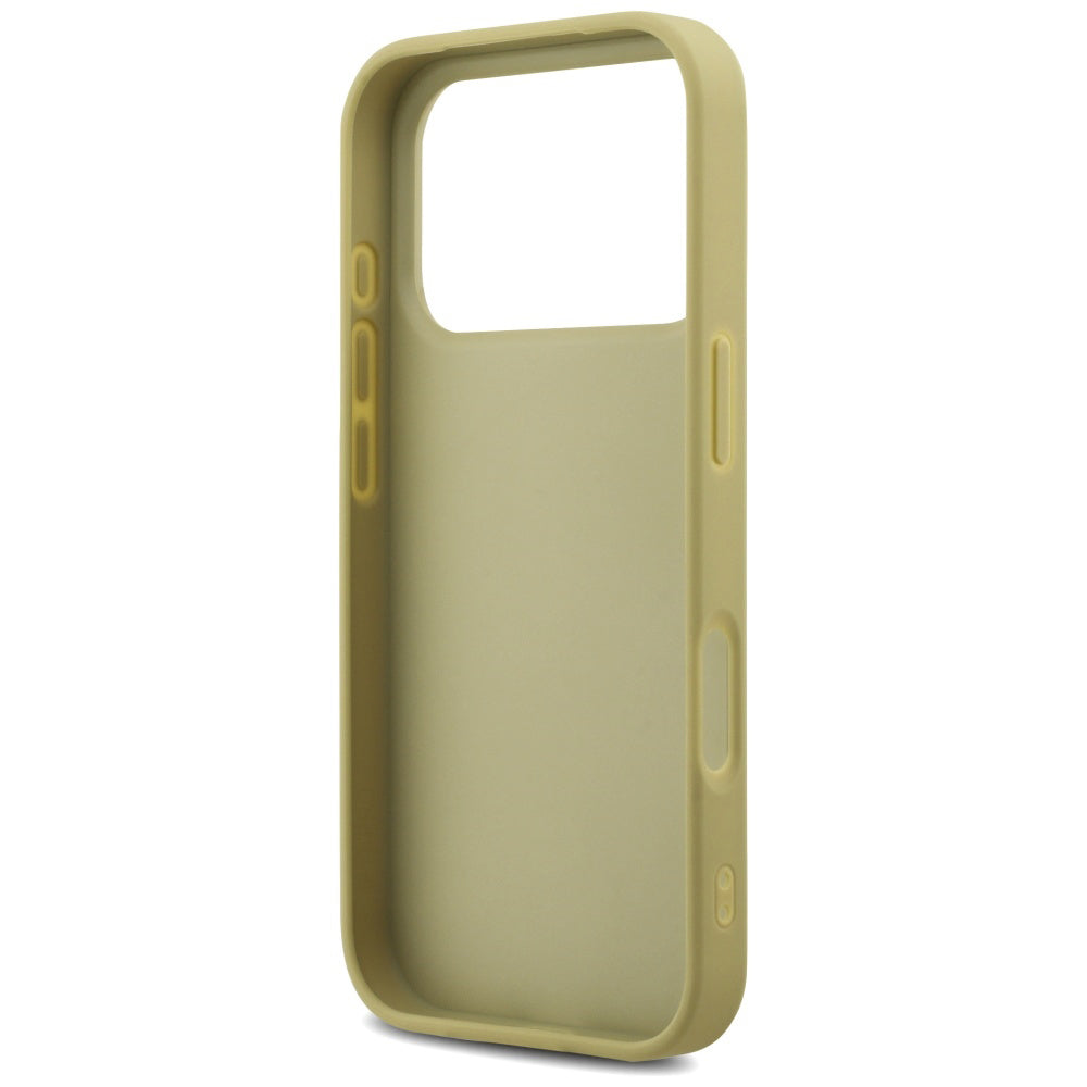 Hülle für Apple iPhone 17 Pro, Guess, Fixed Glitter Big 4G, Gold