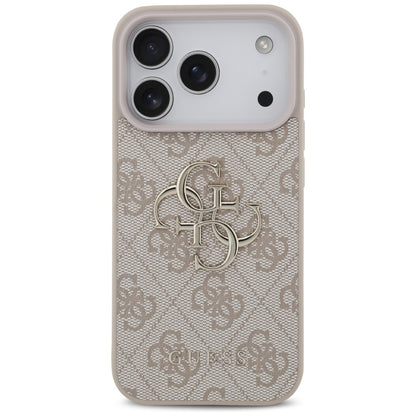 Case for Apple iPhone 17 Pro Max, Guess, 4G Big Logo, Pink