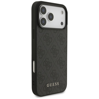 Case for Apple iPhone 17 Pro Max, Guess, 4G Classic, Black
