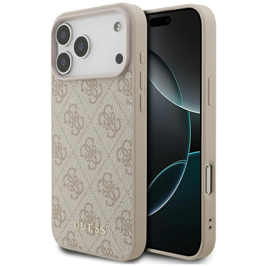 Case for Apple iPhone 17 Pro Max, Guess, 4G Classic, Pink