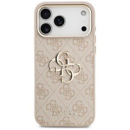 Hülle für Apple iPhone 17 Pro Max, Guess, Big 4G Logo Classic, Roségold