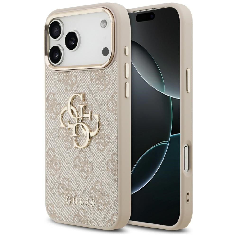 Hülle für Apple iPhone 17 Pro Max, Guess, Big 4G Logo Classic, Roségold
