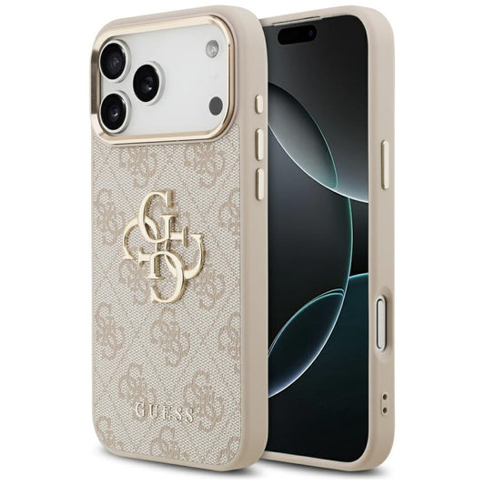Hülle für Apple iPhone 17 Pro Max, Guess, Big 4G Logo Classic, Roségold