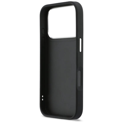 Hülle für Apple iPhone 17 Pro Max, Karl Lagerfeld, Karl & Choupette Print mit Tasche, Schwarz