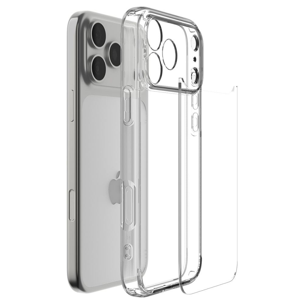 Hülle für Apple iPhone 17 Pro Max, Spigen, Ultra Hybrid, Transparent