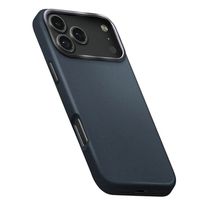 Hülle für Apple iPhone 17 Pro Max, UNIQ, Lyden Leatherette, Blau