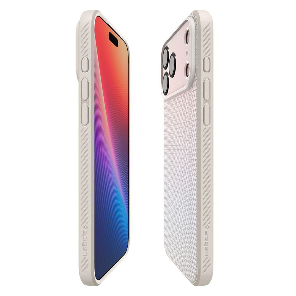 Hülle für Apple iPhone 17 Pro, Spigen, Liquid Air, Beige