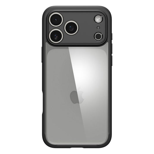 Hülle für Apple iPhone 17 Pro, Spigen, Ultra Hybrid, Mattschwarz