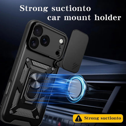 Case for Apple iPhone 17 Pro, Techsuit, CamShield, Blue