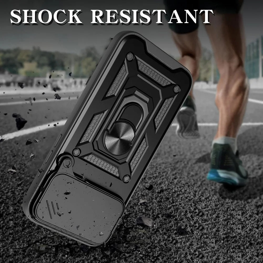 Case for Apple iPhone 17 Pro, Techsuit, CamShield, Black