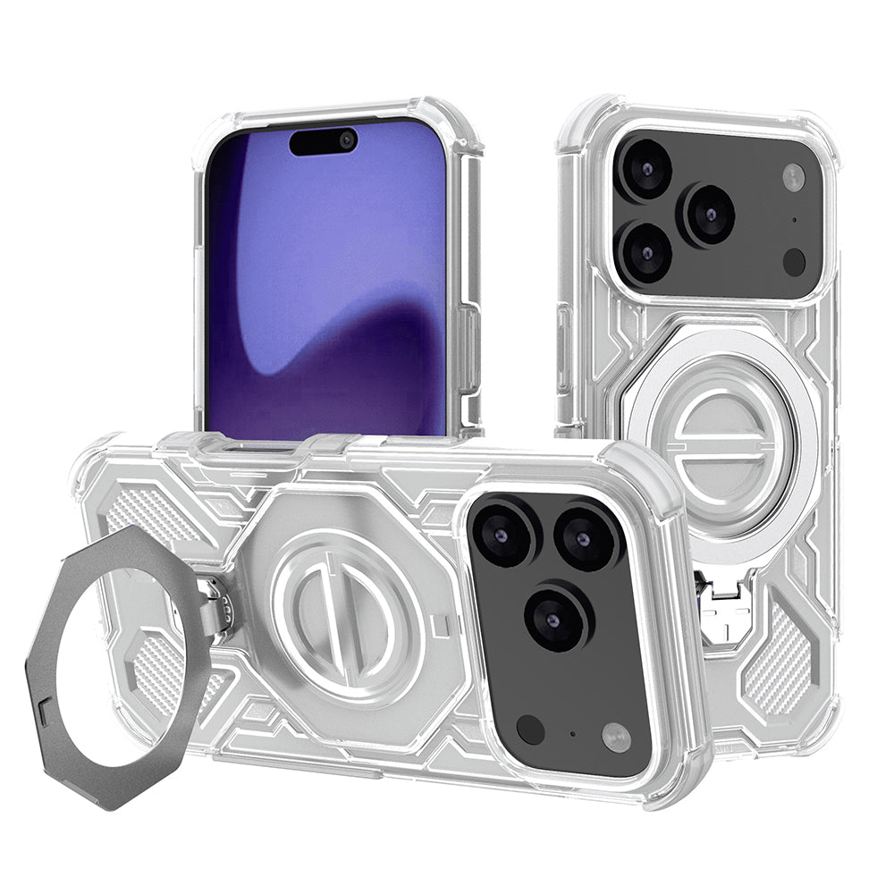 Case for Apple iPhone 17 Pro, Techsuit, Carbon Shield Pro, White