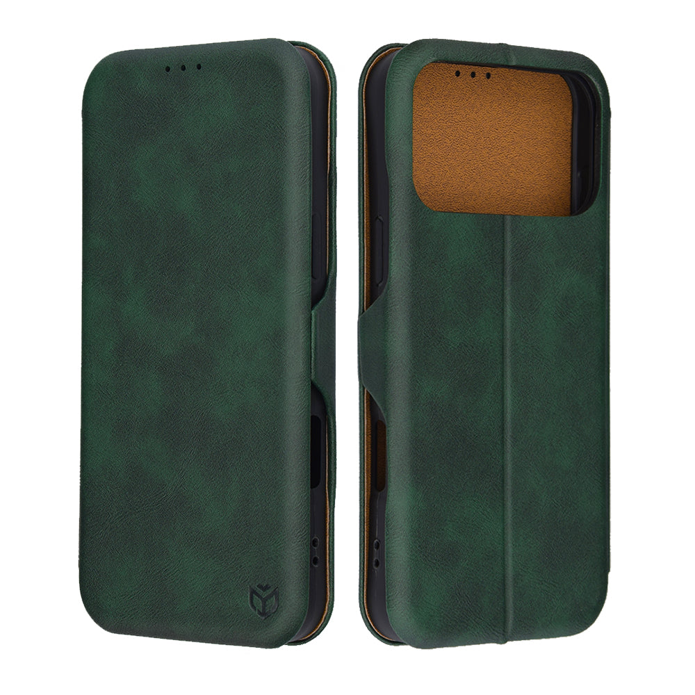 Case for Apple iPhone 17 Pro, Techsuit, Safe Wallet Plus, Green