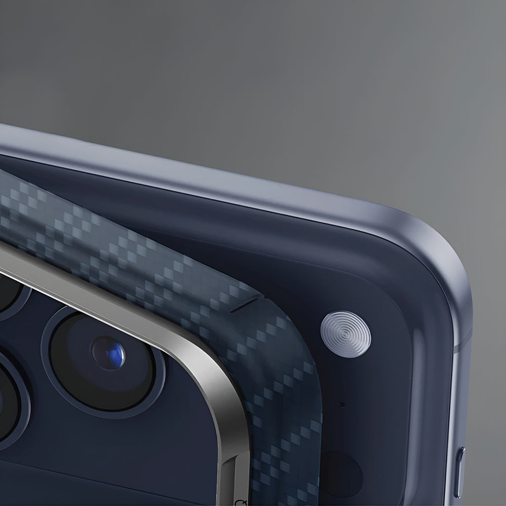 MagSafe Hülle für Apple iPhone 17 Pro, UNIQ, Keva MagClick, Marineblau