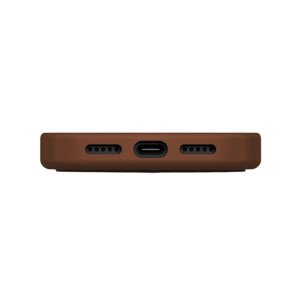 Hülle für Apple iPhone 17 Pro, UNIQ, Lyden Leatherette, Braun