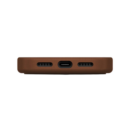 Hülle für Apple iPhone 17 Pro, UNIQ, Lyden Leatherette, Braun