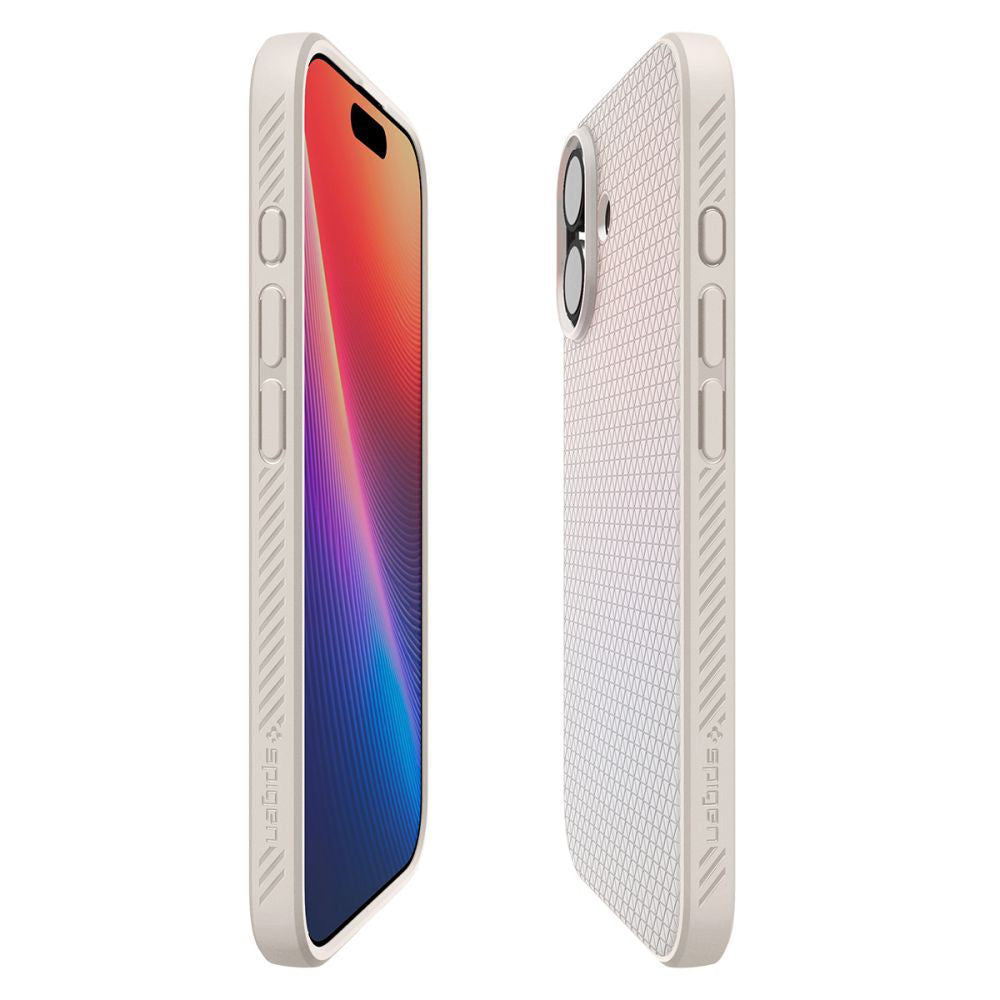 Hülle für Apple iPhone 17, Spigen, Liquid Air, Beige