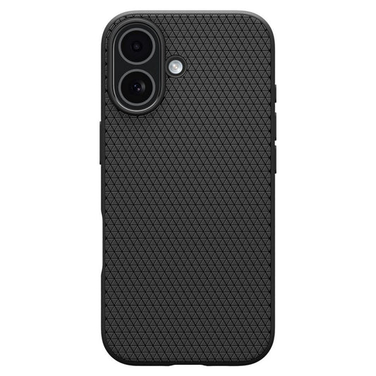 Hülle für Apple iPhone 17, Spigen, Liquid Air, Mattschwarz