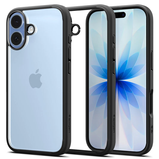 Hülle für Apple iPhone 17, Spigen, Ultra Hybrid, Mattschwarz