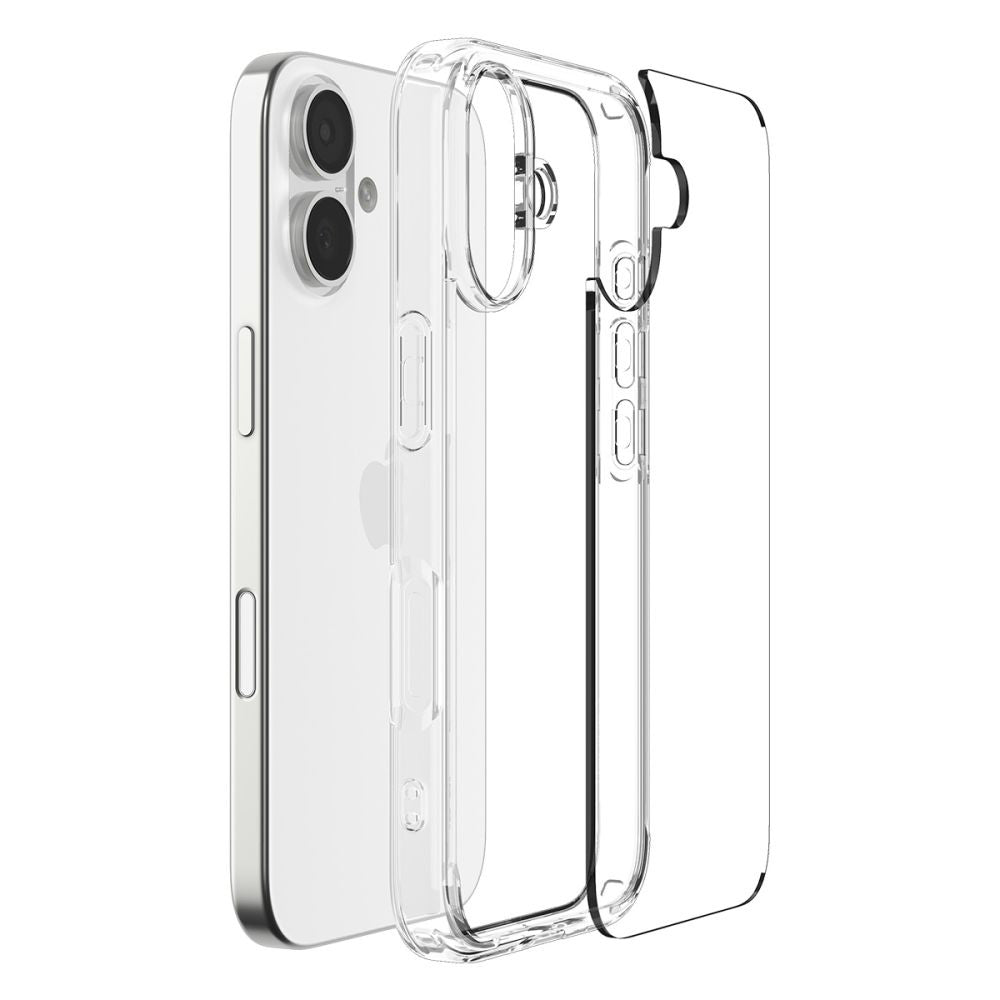 Hülle für Apple iPhone 17, Spigen, Ultra Hybrid, Transparent