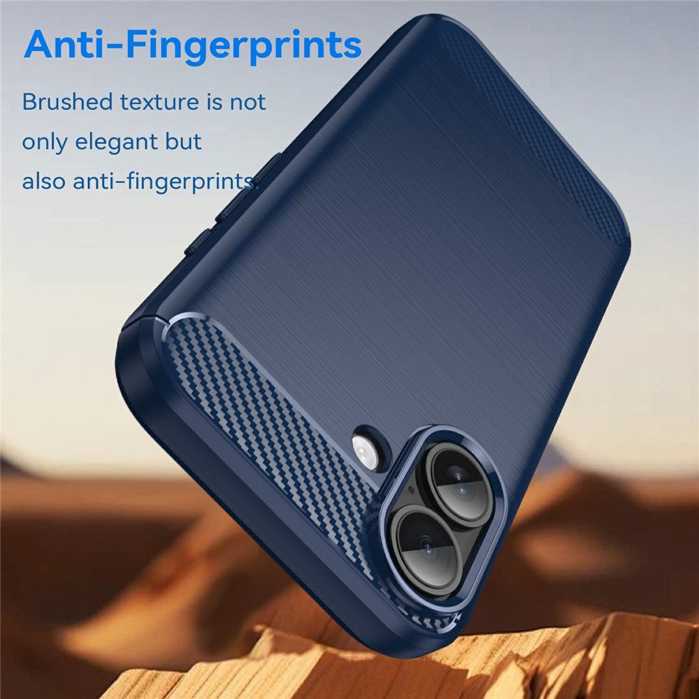 Case for Apple iPhone 17, Techsuit, Carbon, Blue