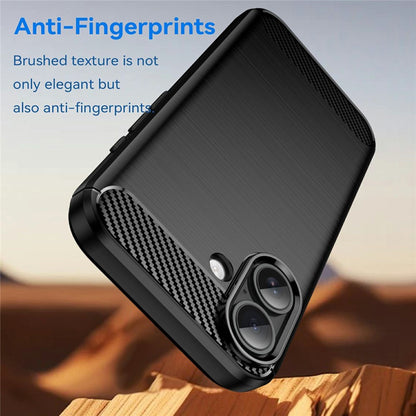 Case for Apple iPhone 17, Techsuit, Carbon, Black