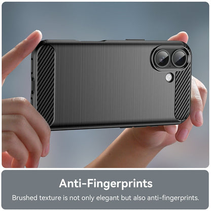 Case for Apple iPhone 17, Techsuit, Carbon, Black