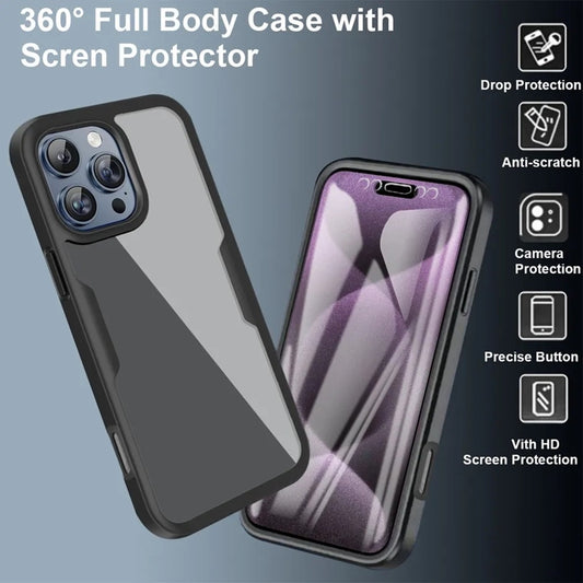 Case for Apple iPhone 17, Techsuit, ColorVerse 360, Blue