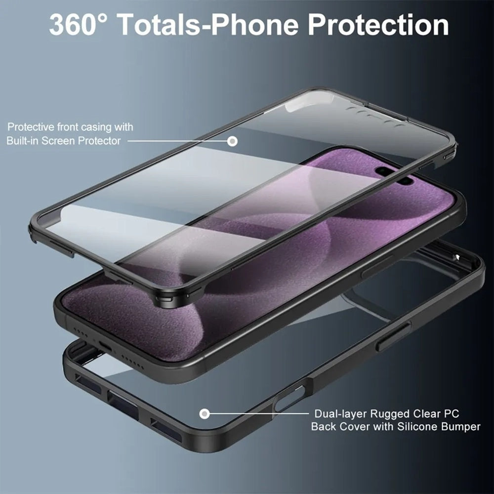 Case for Apple iPhone 17, Techsuit, ColorVerse 360, Blue