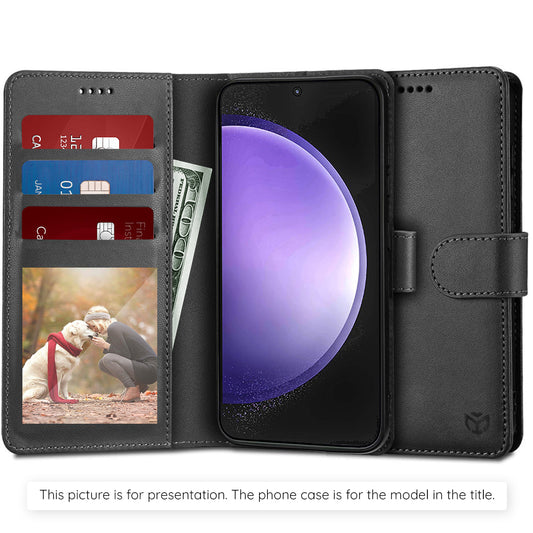 Case for Apple iPhone 17, Techsuit, Diary Book, Black