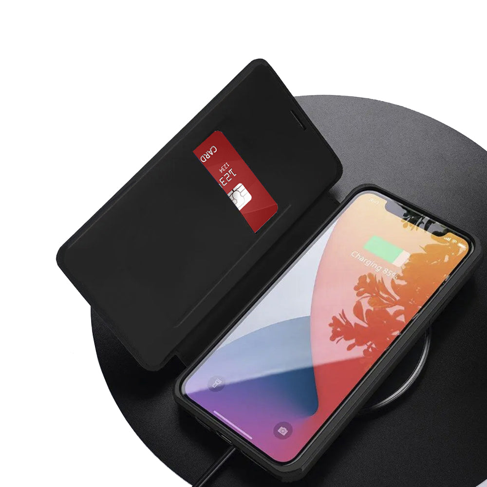 Case for Apple iPhone 17, Techsuit, Magskin Book, Black