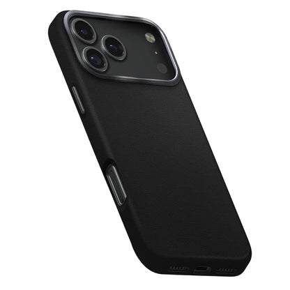 Hülle für Apple iPhone 17, UNIQ, Lyden Leatherette, Schwarz