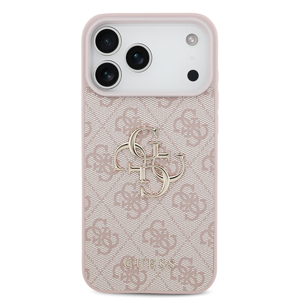 Case for Apple iPhone 18 Pro / 17 Pro, Guess, 4G Big Logo, Pink