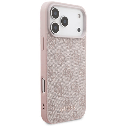 Case for Apple iPhone 18 Pro / 17 Pro, Guess, 4G Classic Logo, Pink